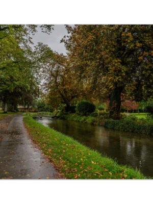 Cozy Autumn Day Walk in the Cotswold's - Blank Inside -  Pack of 10 (standard envelopes) (US & CA Only) Cottagecore Collection