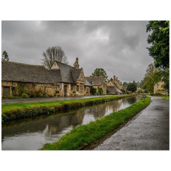 Cozy Autumn Walk in Lower Slaughter, Cotswolds -  Blank Inside -  Pack of 10 (standard envelopes) (US & CA Only) Cottagecore Collection