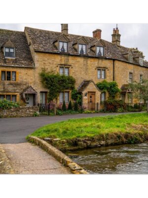 Cozy Fall Day in the Cotswolds (Lower Slaughter) -  Blank Inside -  Pack of 10 (standard envelopes) (US & CA Only) Cottagecore Collection
