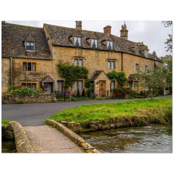 Cozy Fall Day in the Cotswolds (Lower Slaughter) -  Blank Inside -  Pack of 10 (standard envelopes) (US & CA Only) Cottagecore Collection