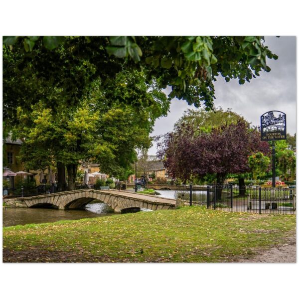 Cozy Autumnal Day - (Bourton on the Water) Blank Inside -  Pack of 10 (standard envelopes) (US & CA Only) Cottagecore Collection