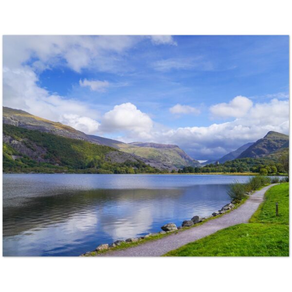 Gorgeous Llanberis Day in Wales  -  Blank Inside -  Pack of 10 (standard envelopes) (US & CA Only) Cottagecore Collection