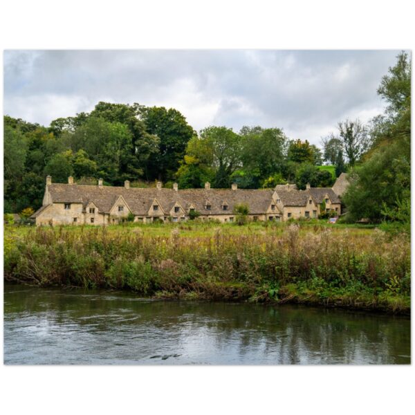 Bibury Autumn Day in the Cotswolds -  Blank Inside -  Pack of 10 (standard envelopes) (US & CA Only) Cottagecore Collection