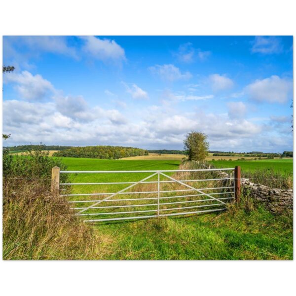 Bibury countryside in the Cotswolds -  Blank Inside -  Pack of 10 (standard envelopes) (US & CA Only) Cottagecore Collection