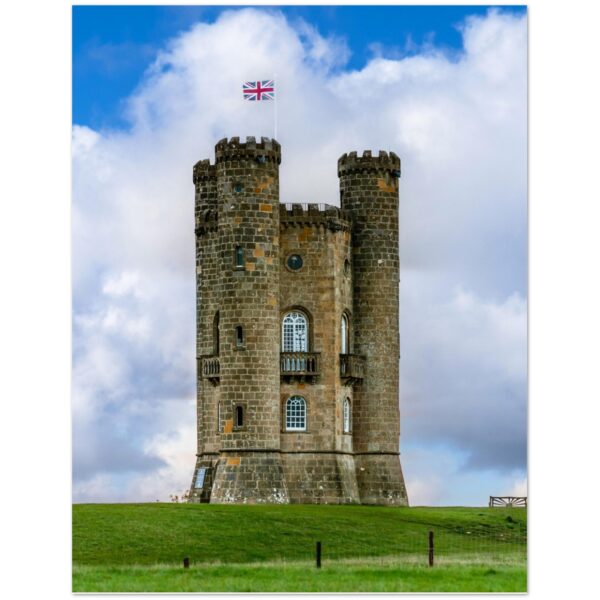 Dreamy Broadway Tower, Cotswolds -  Blank Inside -  Pack of 10 (standard envelopes) (US & CA Only) Cottagecore Collection