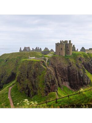 Dunnottar Castle (Fortress) Stonehaven/Aberdeenshire, Scotland  -  Blank Inside -  Pack of 10 (standard envelopes) (US & CA Only) Scottish Castle Collection