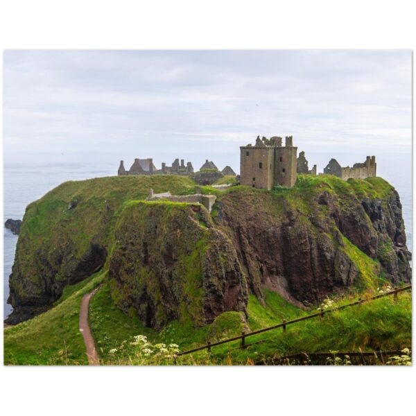 Dunnottar Castle (Fortress) Stonehaven/Aberdeenshire, Scotland  -  Blank Inside -  Pack of 10 (standard envelopes) (US & CA Only) Scottish Castle Collection