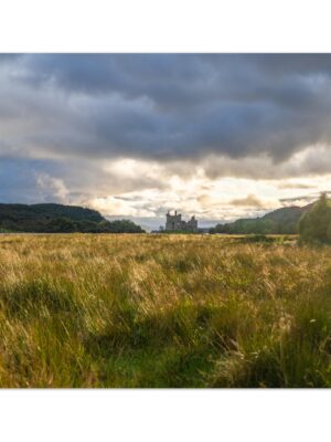 Kilchurn Castle, Highlands Of Scotland  -  Blank Inside - Pack of 10 (standard envelopes) (US & CA Only) Castles of Scotland Collection