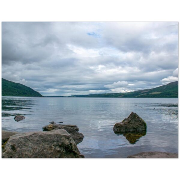 Loch Ness by Urquhart Castle, Highlands, Scotland  -  Blank Inside -  Pack of 10 (standard envelopes) (US & CA Only) Scottish Castle Collection