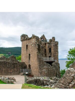Urquhart Castle, Highlands, Scotland  -  Blank Inside -  Pack of 10 (standard envelopes) (US & CA Only) Scottish Castle Collection