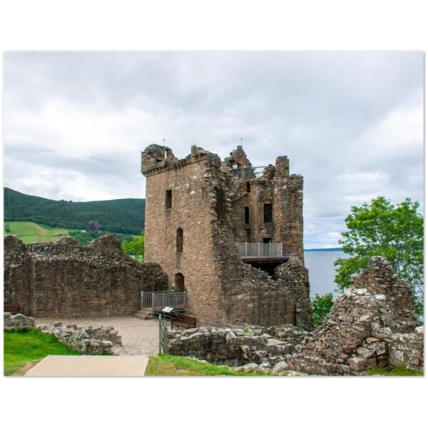 Urquhart Castle, Highlands, Scotland  -  Blank Inside -  Pack of 10 (standard envelopes) (US & CA Only) Scottish Castle Collection