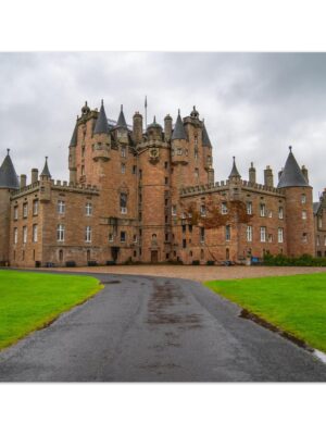 Magical Glamis Castle, Angus, Scotland  -  Blank Inside - Pack of 10 (standard envelopes) (US & CA Only) Castles of Scotland Collection