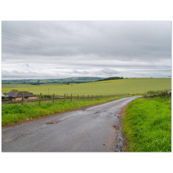 Gorgeous country drive in Angus, Scotland  -  Blank Inside -  Pack of 10 (standard envelopes) (US & CA Only) Scottish Castle Collection