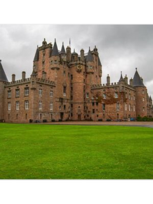 Glamis Castle & Setting for Shakespeare's play Macbeth, Angus, Scotland  -  Blank Inside -  Pack of 10 (standard envelopes) (US & CA Only) Scottish Castle Collection